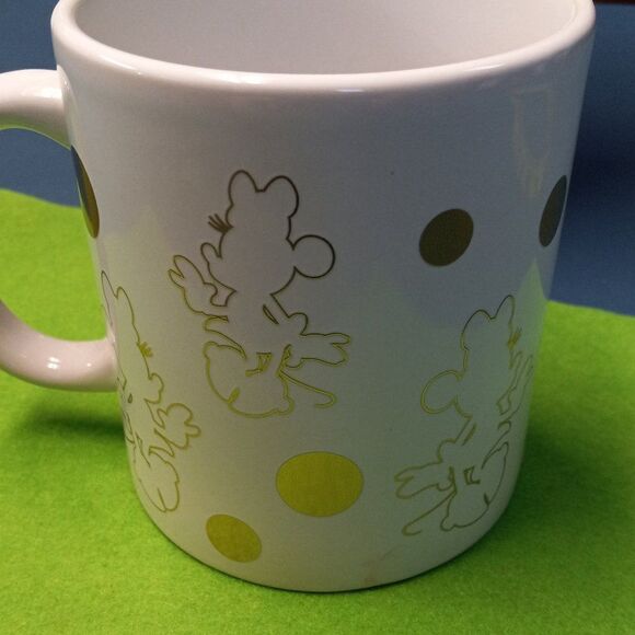 Disney Galerie Minnie Mouse Golden Silhouette Mug Cartoon Movie Cottagecore - Picture 2 of 7